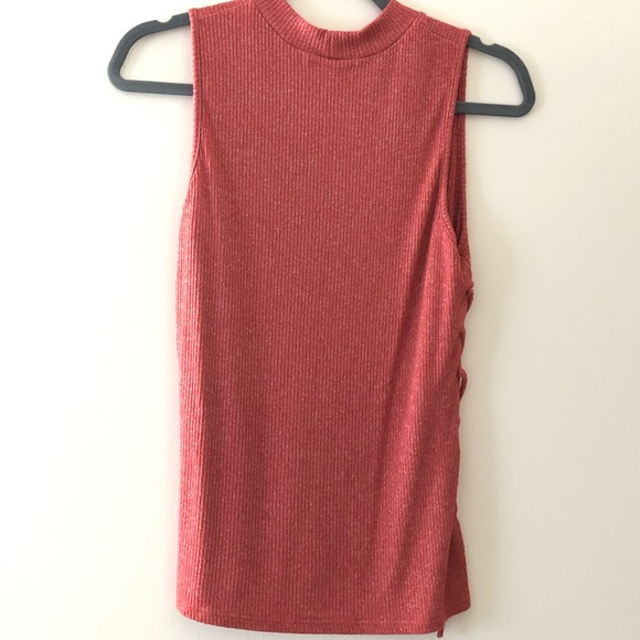 High neck, keyhole sweater tank top - Picture 4 of 4